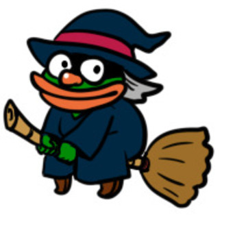 下級魔女 魔女,ハロウィン,ホウキ,ピエロ,ザコ,モンスターのイラスト素材