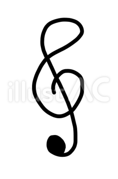 ト音記号 ト音記号,音楽記号,音楽のイラスト素材