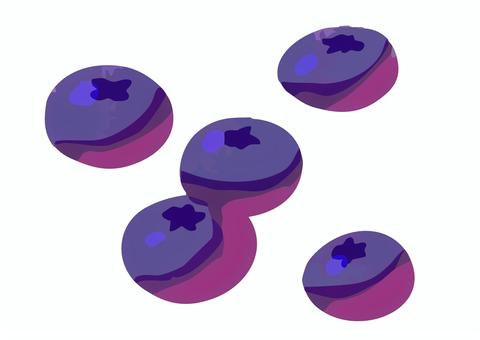 ブルーベリー 手描き ブルーベリー 手描き 果物,手描き,かわいい,食べ物,フルーツ,ブルーベリーのイラスト素材