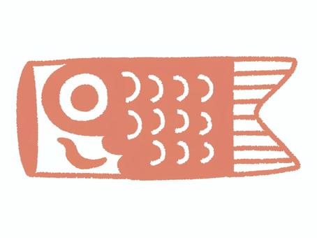 Illustration, carp streamer, children's day, boys' festival, 