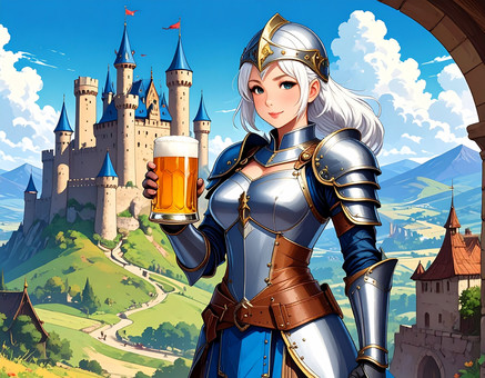 戦う前に一杯