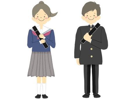 Graduation student (sailor suit and school run), JPG and PNG Graduation student (sailor suit and school run), graduate, sailor suit, school uniform, JPG and PNG
