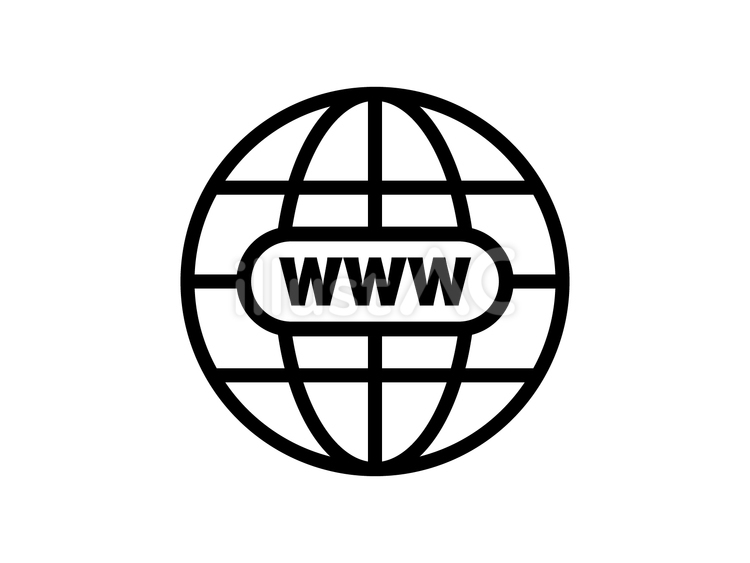 www地球アイコン www,地球,インターネットのイラスト素材