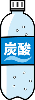 炭酸飲料 炭酸飲料,ソーダ水,ペットボトル,キャップ,飲み物,商品,線画のイラスト素材