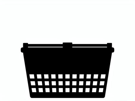 シルエット_買い物カゴB シルエット_買い物カゴB シルエット,カゴ,バスケットのイラスト素材