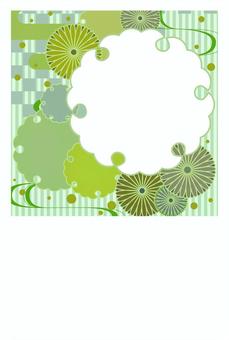 New Year's card template Matcha 4, , JPG, PNG and AI