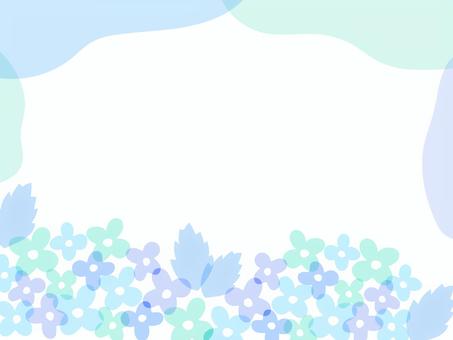 Stylish hydrangea frame, JPG, PNG and AI Stylish hydrangea frame, hydrangea, flower, floral, JPG, PNG and AI