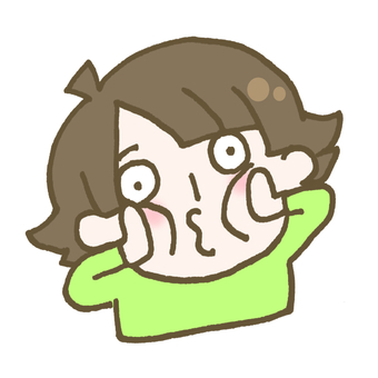 変顔をする子ども_ほっぺをぶちゅー こども,子ども,変顔,にらめっこ,面白い,顔,頬,ほっぺ,潰す,ぶちゅーのイラスト素材