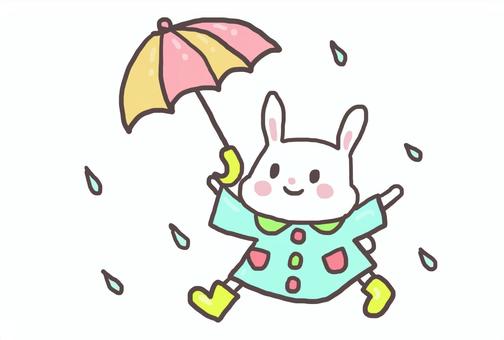 June, june, rabbit, rain, JPG and PNG