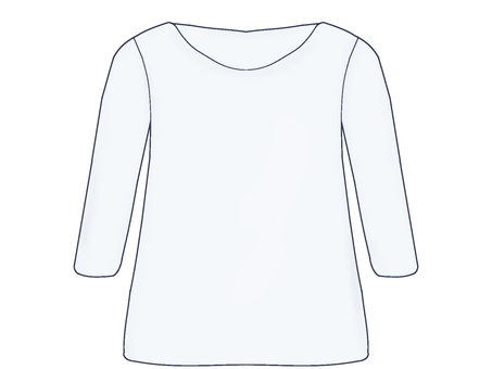 男性用七分丈インナー 男性用インナー,肌着,下着,アンダーウェア,男性,トップス,衣類,シンプル,清潔感,カットソーのイラスト素材