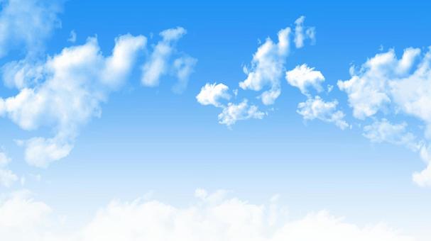 Illustration, summer sky, background, summer, 