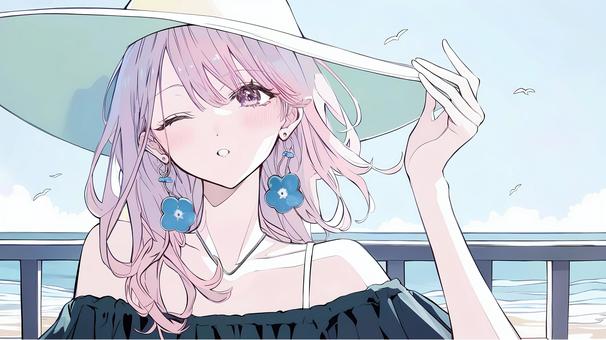 「夏の光に、微笑むひととき」