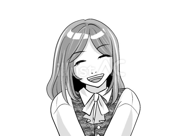 笑顔のOL 笑顔,ol,女性のイラスト素材