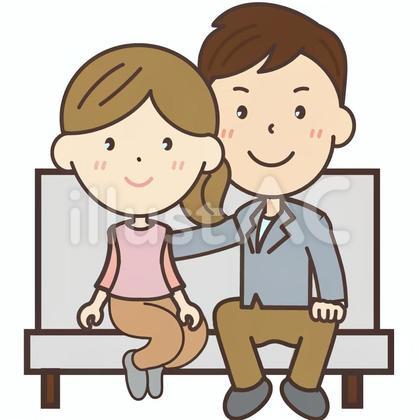 くつろぐ夫婦