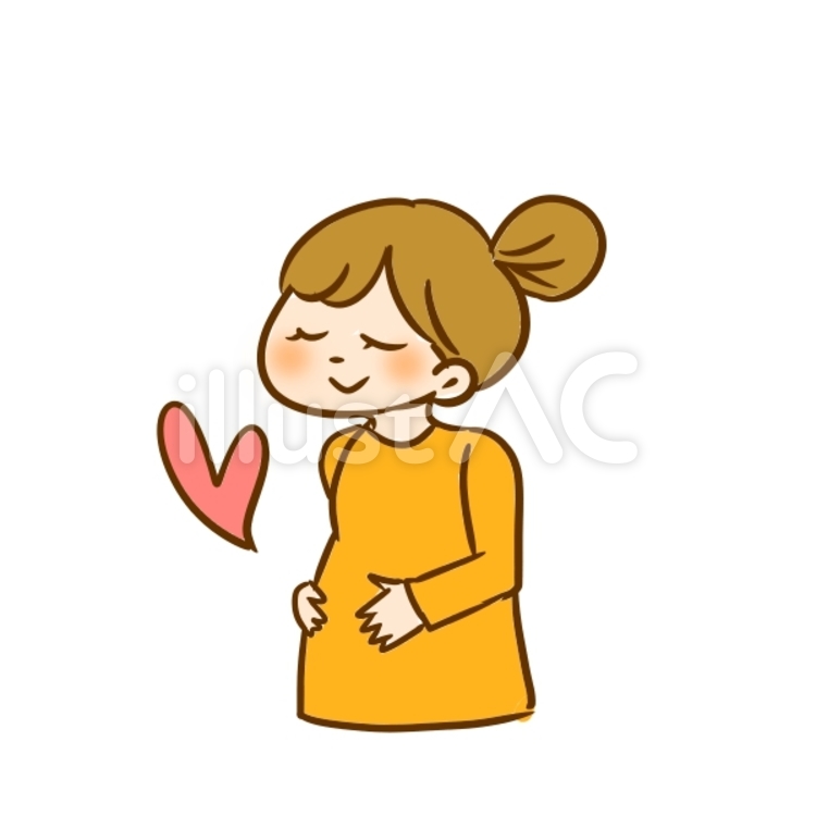 妊婦さん 妊娠,妊婦,女性のイラスト素材