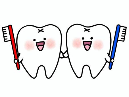 虫歯予防デー 歯,歯磨き,はみがき,ハブラシ,虫歯予防,虫歯,デンタルケア,プラークコントロール,オーラルケア,口内クリーニングのイラスト素材