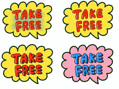 Illustration, take, free, guide, 