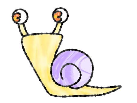 Snail (purple), snail, rainworm, insect, JPG and PNG