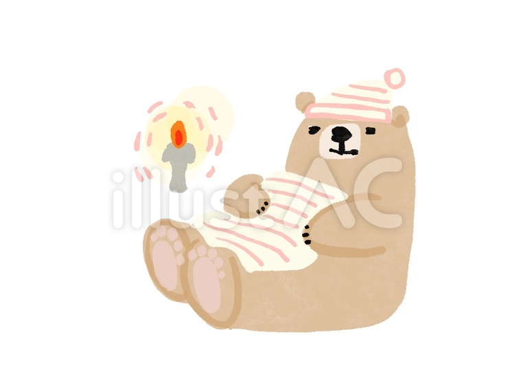 眠いクマイラスト No 無料イラストなら イラストac