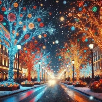 illumination, illumination, light, night view, JPG