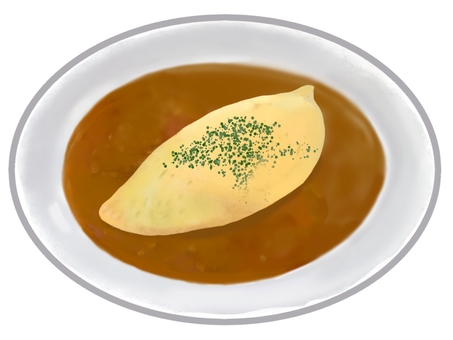 オムライスカレー