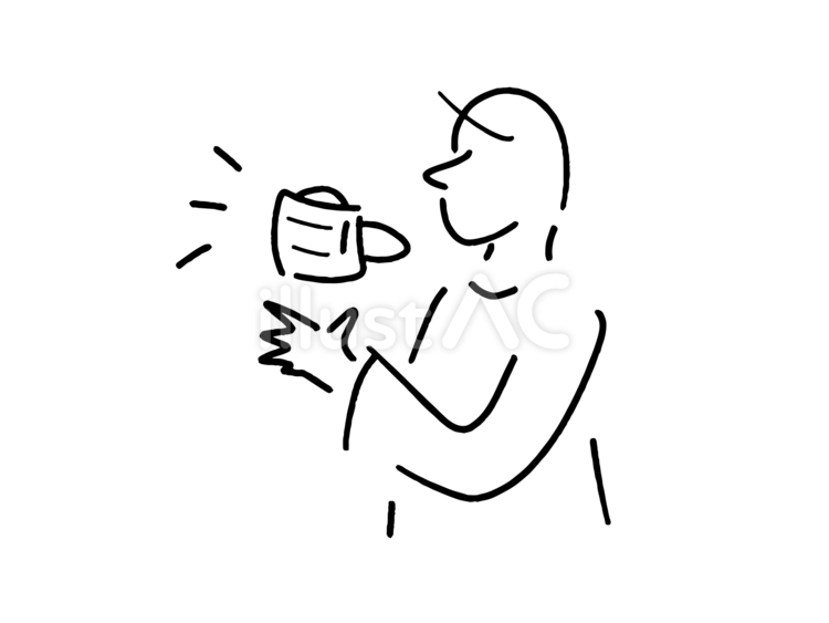 マスクを外す人 マスク,外す,人物のイラスト素材