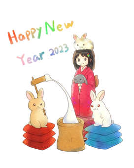 New Year's card difference, JPG New Year's card difference, people, girl, deformed, JPG