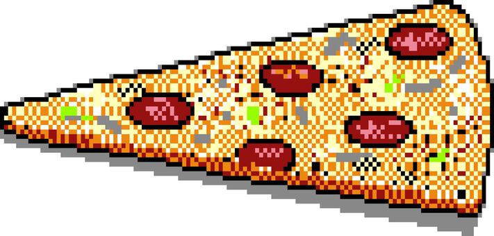 ピザ モザイク ピザ,モザイク,サラミ,オリーブ,イベント,パーティー,1ピース,デリバリー,ピース,チーズのイラスト素材