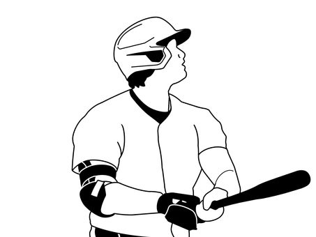 野球 ベースボール,野球,スポーツ,球技,プロ野球,メジャーリーグ,社会人野球,大学野球,高校野球,人のイラスト素材