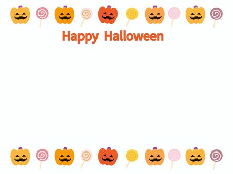 ハロウィンかぼちゃのフレーム