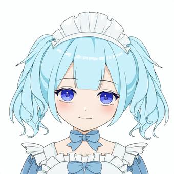 女の子アイコン・ツインテメイドサックス 女の子アイコン・ツインテメイドサックス メイド服,コスプレ,メイド,ツインテール,女子,女の子,萌え系,メイドさん,美少女,メイドカフェのイラスト素材