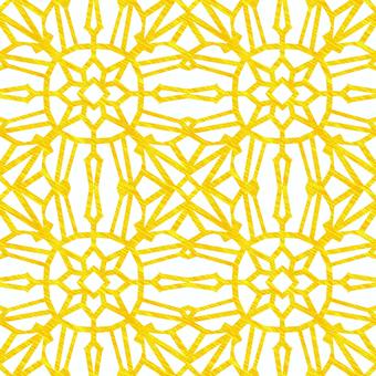 シームレスなモザイク　金の線画　o 金,ゴールド,黄色,金色,モザイク,線画,線,バックグラウンド,テクスチャー,シームレスのイラスト素材
