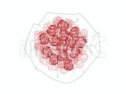 バラの花束