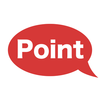 Pointの赤くて丸い吹き出し 文字,ポイント,吹き出し,pop,チラシ,広告,宣伝,強調,言葉,注目のイラスト素材