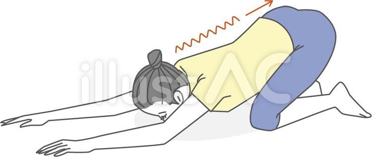 ストレッチ ネコ伸びストレッチイラスト No 無料イラストなら イラストac