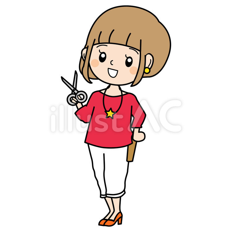 美容師イラスト No 無料イラストなら イラストac