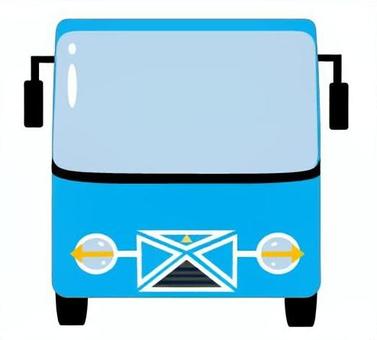 バス33 バス,観光バス,大型バス,正面,団体,貸切,スキーバス,長距離バス,ビジネス,高速バスのイラスト素材