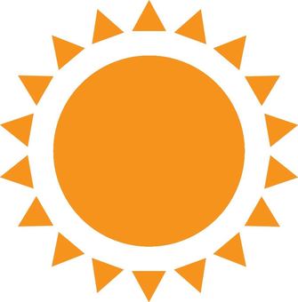 Simple sun, JPG, PNG and AI Simple sun, sun, clear weather, weather, JPG, PNG and AI