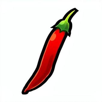 唐辛子（とうがらし） 食べ物,食材,野菜,とうがらし,唐辛子のイラスト素材