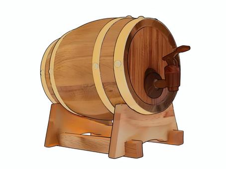 ビアガーデンや居酒屋の木製ビールサーバー ビールサーバー,木製,樽,居酒屋,クラシック,ビアガーデン,ビールのイラスト素材
