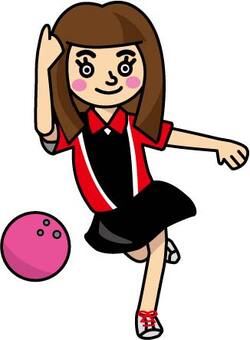 Bowling, ball, female, sports, JPG and PNG