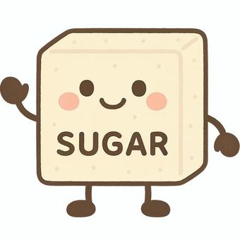 糖分 糖分,甘いもの,糖質,ごはん,パン,芋類のイラスト素材