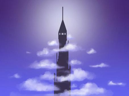 Illustration, tower, fantasy, building, 