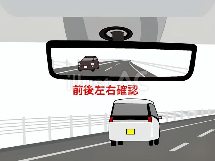 前後左右確認 車,乗り物,自動車のイラスト素材
