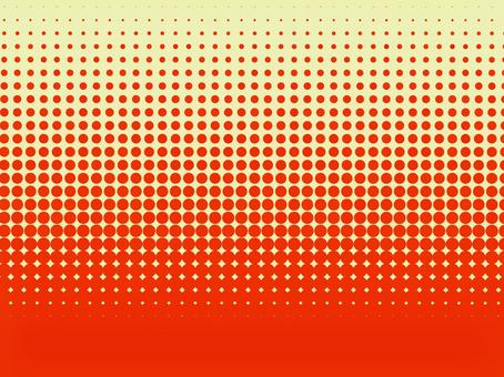 Halftone background material red/yellow, , JPG and AI