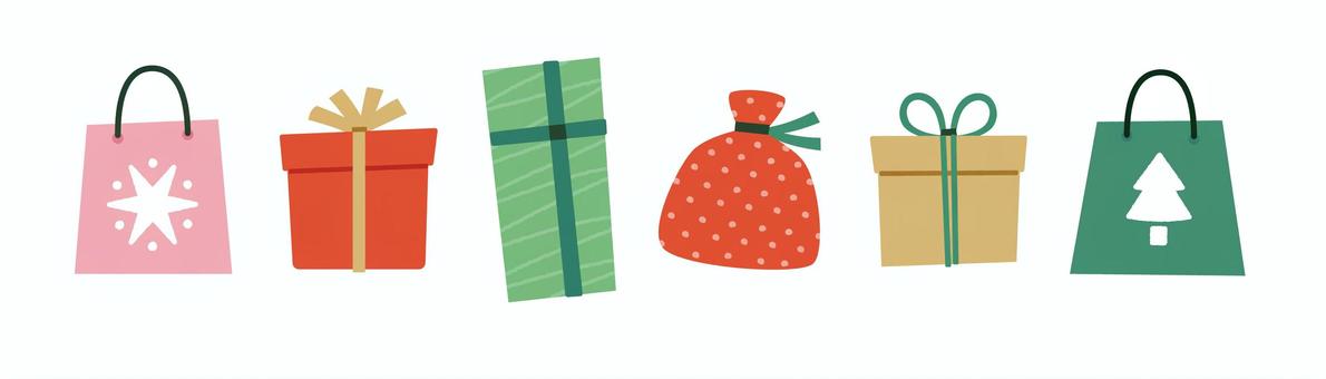 色々なクリスマスプレゼントのライン飾り罫 色々なクリスマスプレゼントのライン飾り罫 クリスマス,冬,12月,クリスマスプレゼント,アイコン,プレゼントボックス,プレゼント,フレーム,クリスマスカラー,飾り罫のイラスト素材