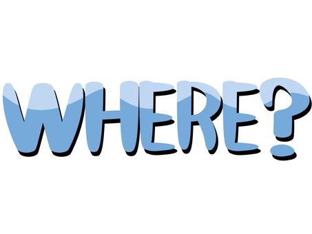 Where?の文字