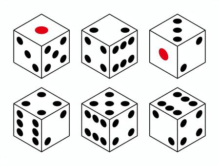 サイコロ サイコロ,おもちゃ,ホビー,遊び,双六,道具,物のイラスト素材