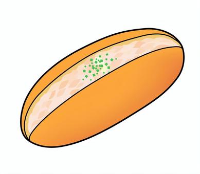ツナコッペパンのアイコン ツナ,惣菜,調理,パン,食べ物,アイコン,マーク,シンボル,コッペパン,白背景のイラスト素材