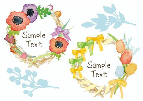 Illustration, watercolor, watercolor style, lease, JPG, PNG and AI